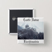 Schloss Vaduz Liechtenstein Button (Vorne & Hinten)