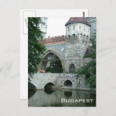 Schloss Vajdahunyad - Budapest Postkarte (Vorne/Hinten)