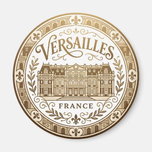 Schloss Versailles Frankreich Magnet (Vorne)