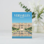 Schloss Versailles Frankreich Postkarte (Stehend Vorderseite)