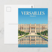 Schloss Versailles Frankreich Postkarte (Vorne/Hinten)