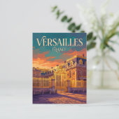 Schloss Versailles Frankreich Postkarte (Stehend Vorderseite)