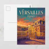 Schloss Versailles Frankreich Postkarte (Vorne/Hinten)