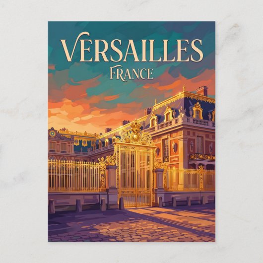 Schloss Versailles Frankreich Postkarte (Vorderseite)