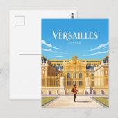 Schloss Versailles Frankreich Postkarte (Vorne/Hinten)