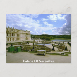 Schloss Versailles Garten Postkarte vintage königl