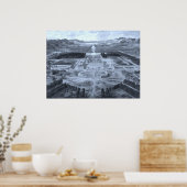 Schloss Versailles - Pierre Patel - 1668 Poster (Küche)