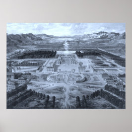 Schloss Versailles - Pierre Patel - 1668 Poster
