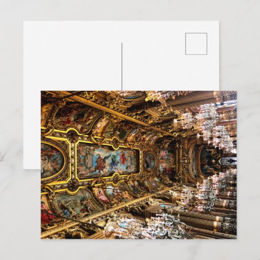 Schloss Versailles Postkarte (Vorne/Hinten)