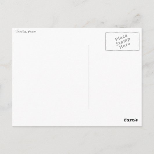 Schloss Versailles Postkarte (Rückseite)