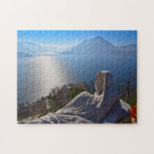 Schloss Vezio - See Como, Italien - Puzzlespiel Puzzle