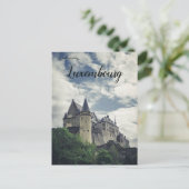 Schloss Vianden Luxemburg Postkarte (Stehend Vorderseite)