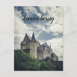 Schloss Vianden Luxemburg Postkarte