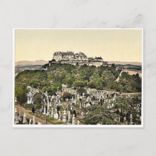 Schloss vom Turm, Stirling, Schottland klassisches Postkarte