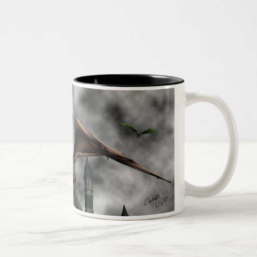 "Schloss-Wächter-" Tasse (Rechts)