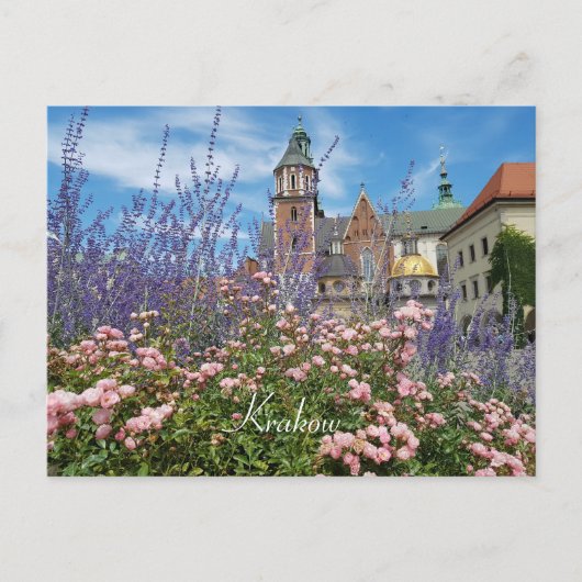 Schloss Wawel, Europa, Polen, Krakau Postkarte (Vorderseite)