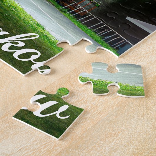 Schloss Wawel in der Nacht in Krakau, Polen Puzzle (Seite)