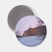 Schloss Wilhelmshoehe Kassel - Winterblicke Magnet (Vorderseite/Rückseite)