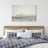 Schloss Windsor aus dem Fluss, 19. Jahrhundert Leinwanddruck (Insitu (Schlafzimmer))