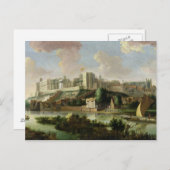 Schloss Windsor aus der Themse, c.1700 (Öl Postkarte (Vorne/Hinten)