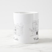 Schloss Windsor Iconic Sehenswürdigkeit Jumbo-Tasse (Vorderseite)