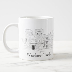 Schloss Windsor Iconic Sehenswürdigkeit Jumbo-Tasse