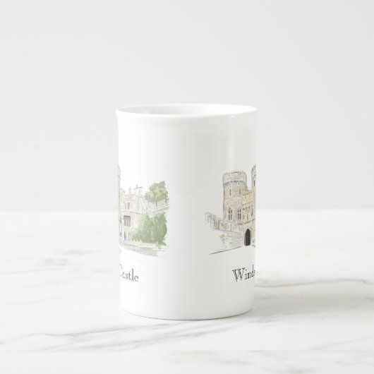 Schloss Windsor Iconic Sehenswürdigkeit Porzellantasse (Vorderseite)