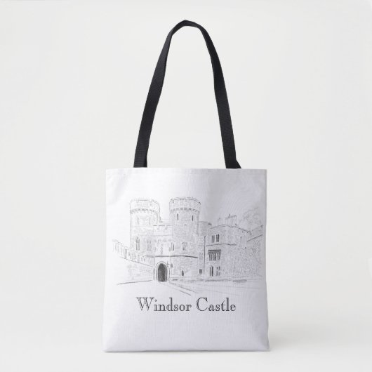 Schloss Windsor Iconic Sehenswürdigkeit Tasche (Vorderseite)