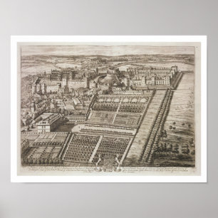 Schloss Windsor, in Gravur von Johannes Kip (c.165 Poster