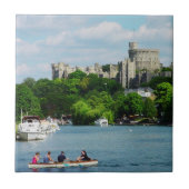 Schloss Windsor von der Themse Fliese (Vorderseite)