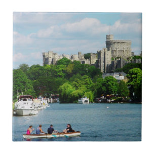 Schloss Windsor von der Themse Fliese