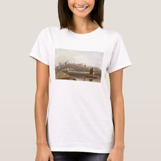 Schloss Windsor von der Wiese an der Themse T-Shirt (Vorderseite)