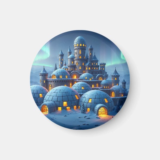Schloss Winter Hearth Magnet (Vorne)