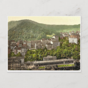 Schlossberg, Carlsbad, Böhmen, Österreich-Ungarn r Postkarte