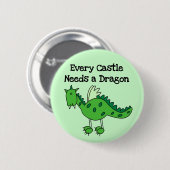 Schlossdrache Button (Vorne & Hinten)