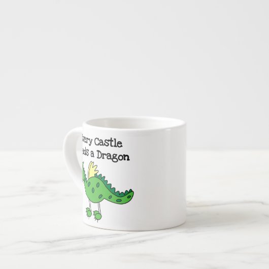 Schlossdrache Espressotasse (Vorderseite Links)