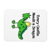 Schlossdrache Magnet (Horizontal)