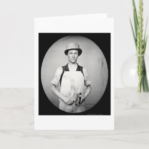 Schlosse mit Tools Daguerreotype 1852 Karte
