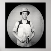 Schlosse mit Tools Daguerreotype 1852 Poster (Vorne)