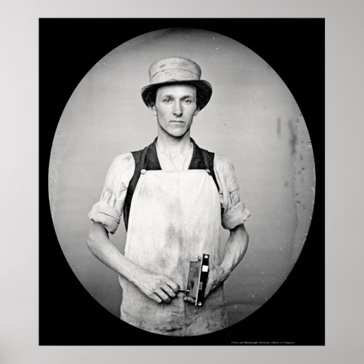 Schlosse mit Tools Daguerreotype 1852 Poster (Vorne)