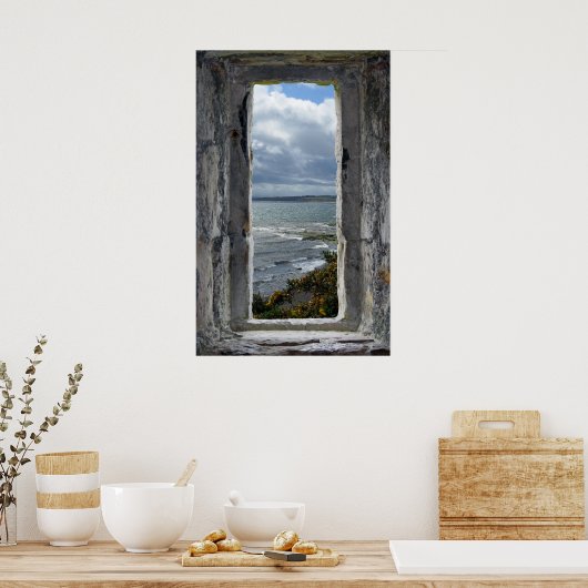 Schlosseffekt - Seeblick Poster (Küche)