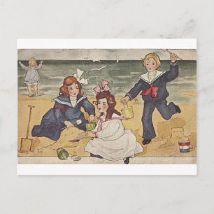 Schlösser bauen postkarte