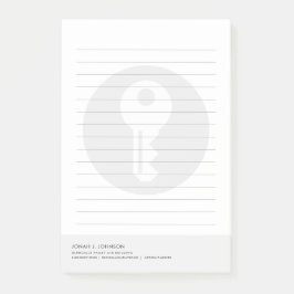 Schlosser & Hersteller individuell anpassbare lini Post-it Klebezettel