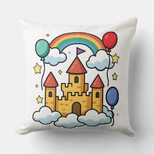 Schlösser in den Wolken bauen Kissen