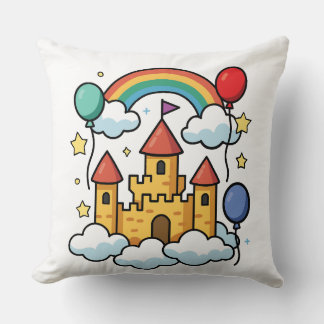 Schlösser in den Wolken bauen Kissen