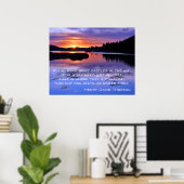 Schlösser in der Luft - Thoreau Poster (Heimbüro)