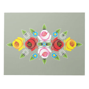 Schlösser - traditionelle Kanal-Volkskunst Notizblock