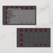 Schlösser: Visitenkarte (Vorne/Hinten)