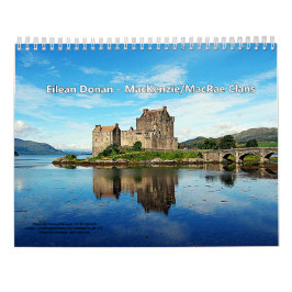 Schlösser von 13 schottischen Highland Clans Kalender
