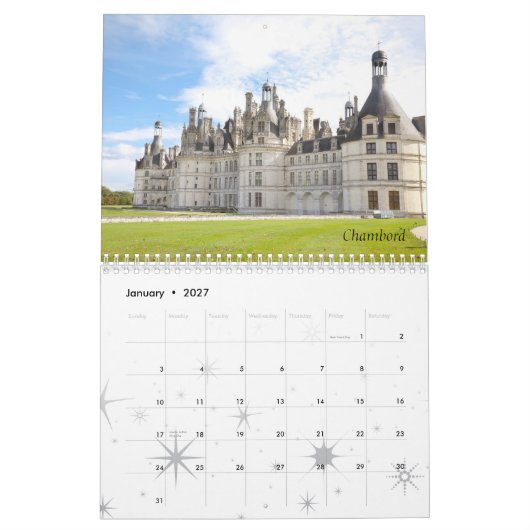 Schlösser von Frankreich, 2011 Kalender (Jan 2027)